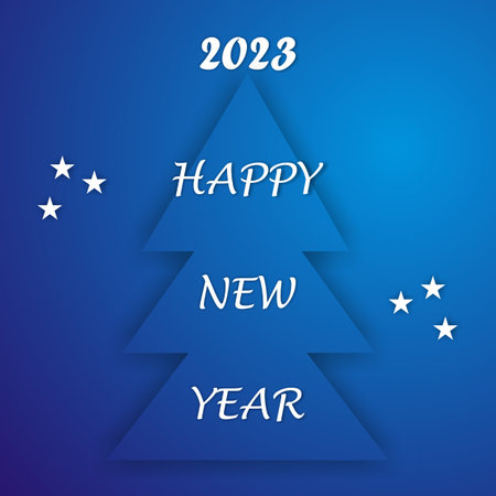 New Year greetings, Happy New Year, card, vector illustrationのイラスト素材