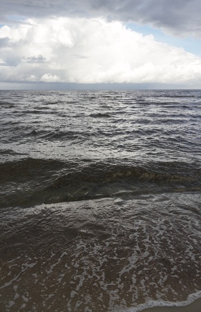 Cloud over sea.の写真素材