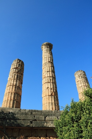 	Apoollo temple in Delphi, Greece.の写真素材