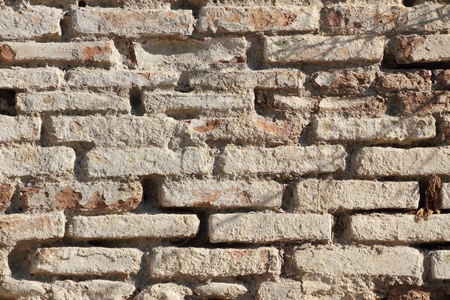 	Ancient brick wall.の写真素材
