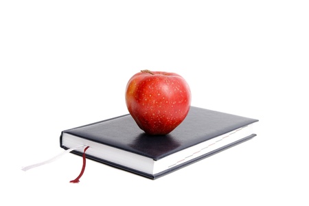 	Apple on book.の写真素材