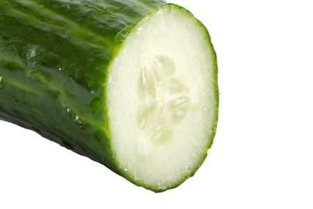	Cucumber on white.の写真素材