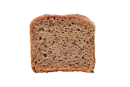 Slice of bread.