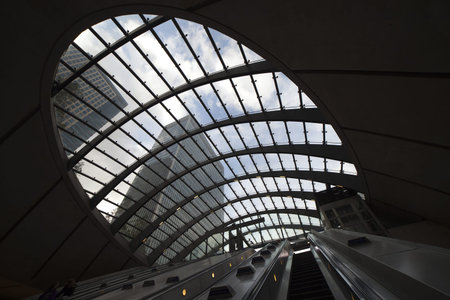 Modern buildings.