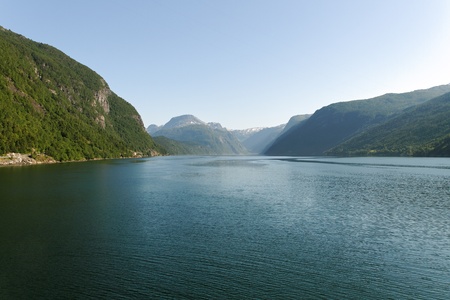 Norwegian fjord.の写真素材
