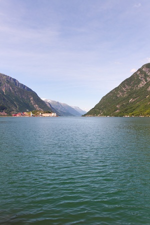 Norwegian fjord.の写真素材