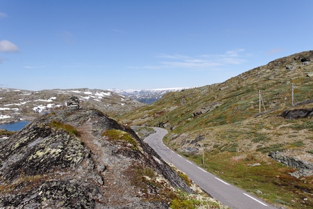 Sognefjell`s mountain road, Norway.の写真素材
