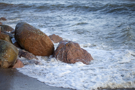 Stones in water.の写真素材
