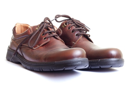 Brown shoes.の写真素材