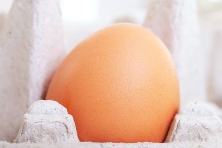 Egg in box.の写真素材