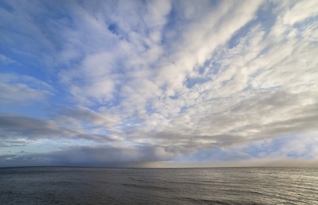 Gulf of Riga, Baltic sea in winter day.の写真素材