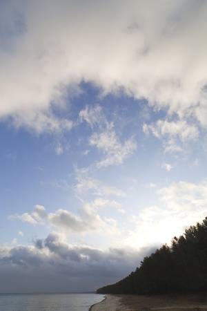 Gulf of Riga in winter 2012.の写真素材
