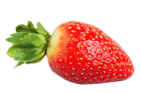 Strawberry on white.の写真素材