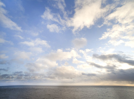 Gulf of Riga, Baltic sea in autumn.