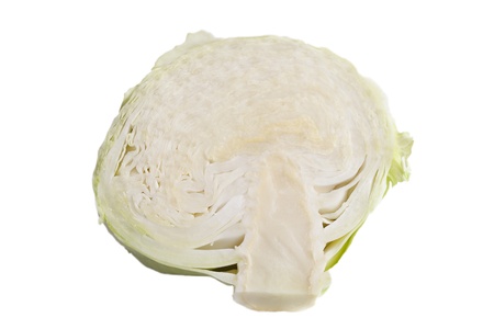 Cabbage isolated on white background.の写真素材