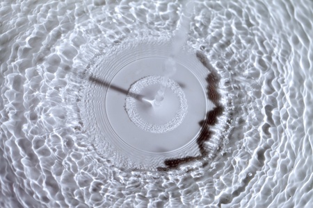 Close up of flowing water.の写真素材