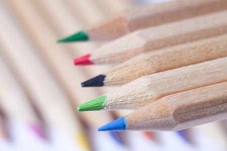 Color pencils の写真素材