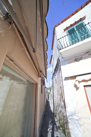 Street in Anacapri, Capri island, Italy の写真素材
