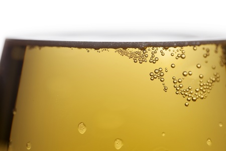Closeup of beer glass  の写真素材