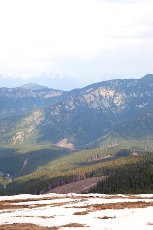 Low Tatras, Slovakia  in cloudy day の写真素材