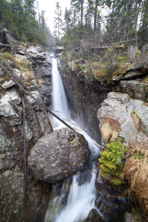 River in High Tatras highland, Slovakia の写真素材