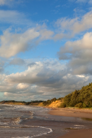 Baltic sea coast, Latvia, Europe の写真素材