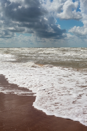 Waves of Baltic sea の写真素材
