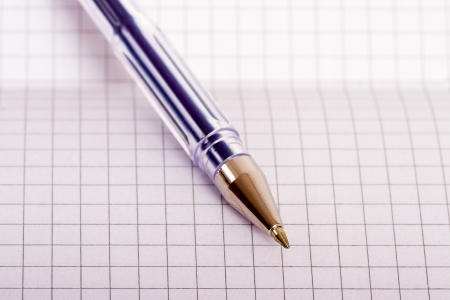 Pen on paper の写真素材