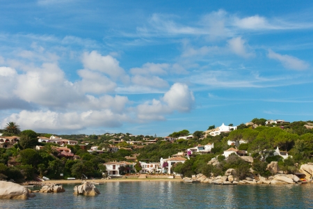 Sardinia coast near Palau city, Italy.の写真素材