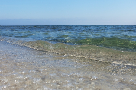 Water of Mediterranean sea in hot summer day.の写真素材