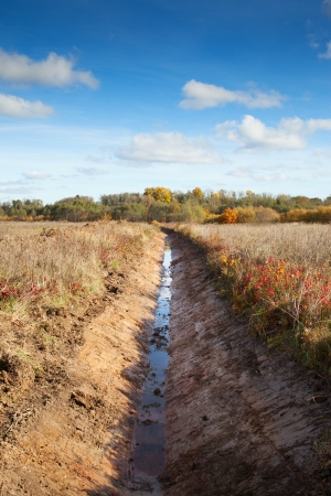 New ditch.の写真素材