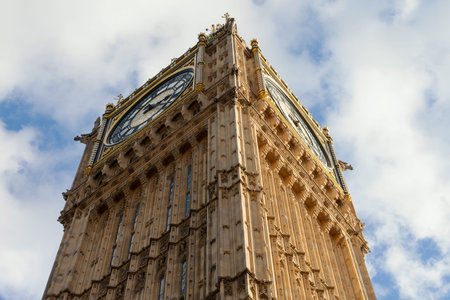 Clock tower Big Ben in London, England.