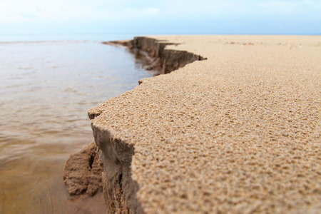 Sand at Baltic sea coast.の写真素材