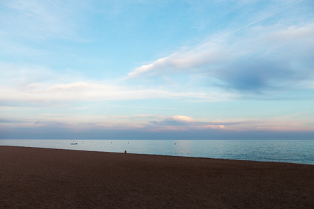 Evening at sea.の写真素材