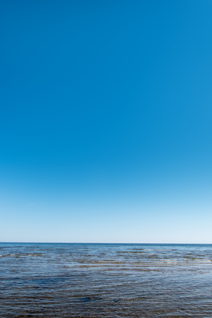Nice summer day at gulf of Riga, Baltic sea.の写真素材