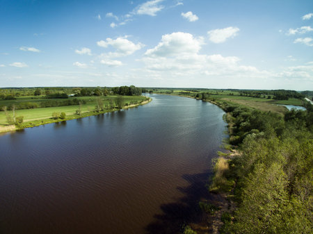 Lielupe river, Latvia.