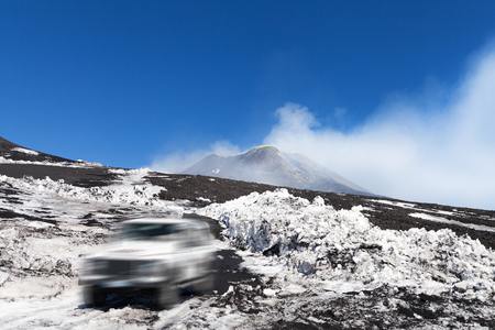 Etna volcano, Sicily, Italy.の写真素材