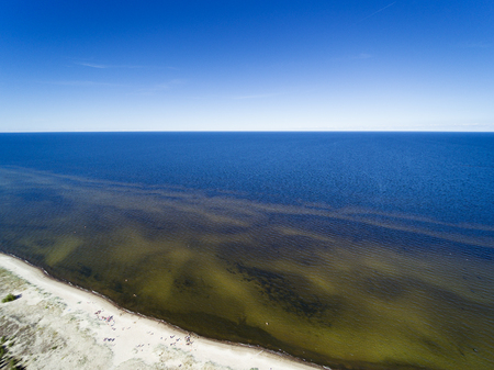 Gulf of Riga coast , Baltic sea, Latvia.の写真素材
