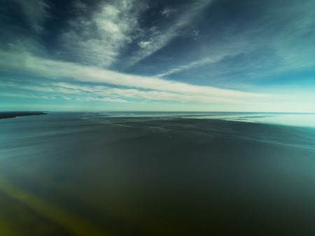 Gulf of Riga, Baltic sea, Latvia.の写真素材