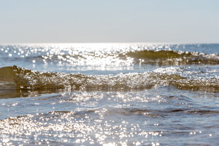 Blue Baltic sea.の写真素材