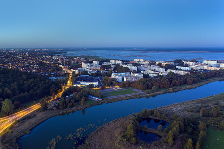 South end of Liepaja city, Latvia.のeditorial素材