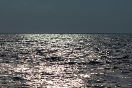 Gray Baltic sea.の写真素材