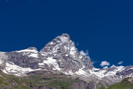 Mount Matterhorn in Alps, Italy side.の写真素材
