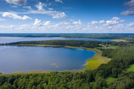 Usma lake in western Latvia.の写真素材