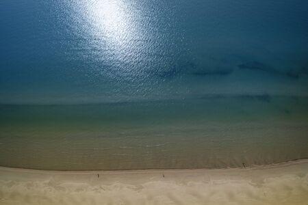 Eastern coast of Baltic sea at Liepaja, Latvia.の写真素材