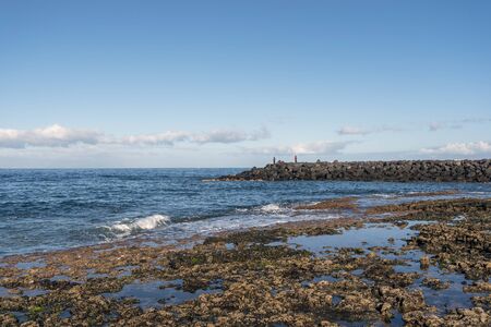 Atlantic ocean at Tenerife island, Spain.の写真素材