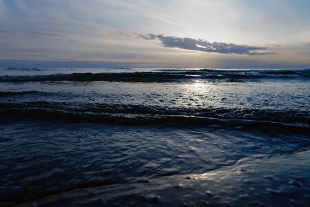 Tranquile Baltic sea in evening time.の写真素材