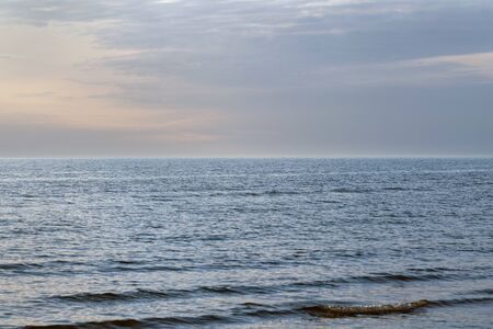 Tranquile Baltic sea in evening time.の写真素材