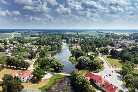 Jaunpils village in central Latvia.