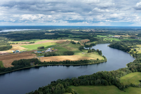 Dridzis lake in eastern Latvia.